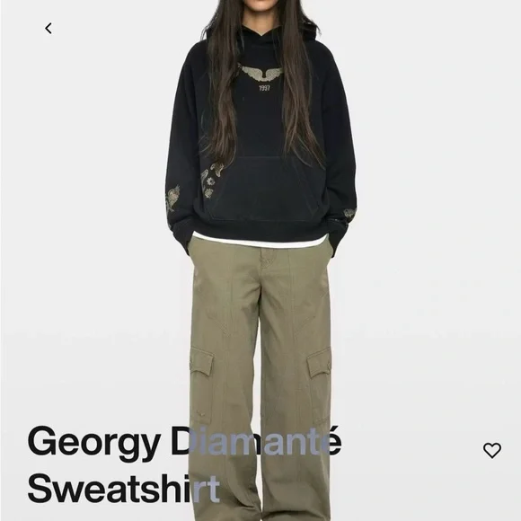 Zadig & Voltaire Black Hoodie - Picture 2 of 4